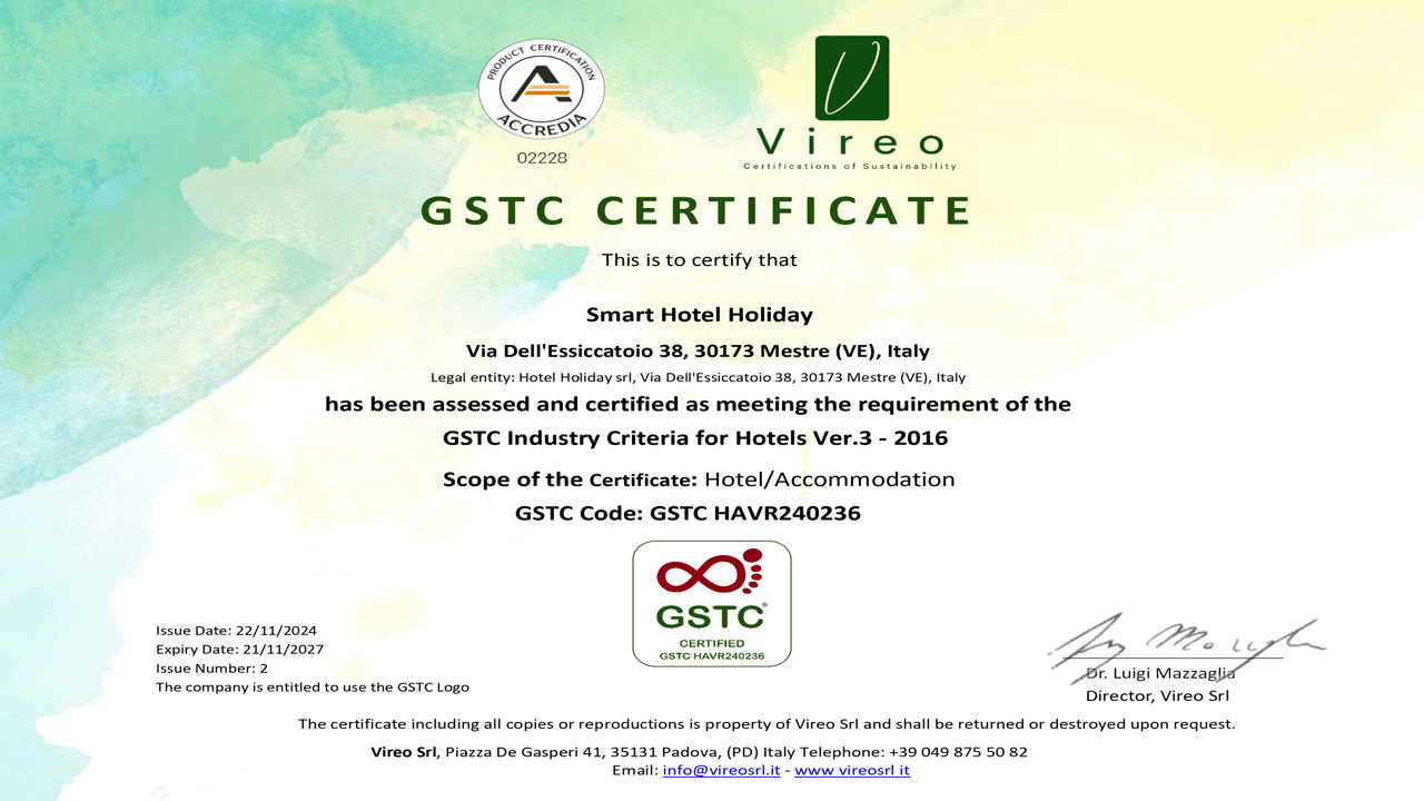 Hotel Smart Hotel Holiday, Italien, Venedig. Großes 10